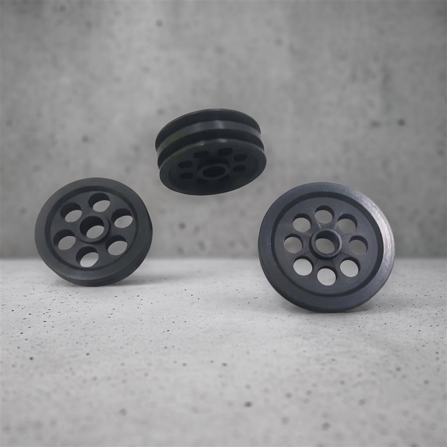 Black Delrin pulley