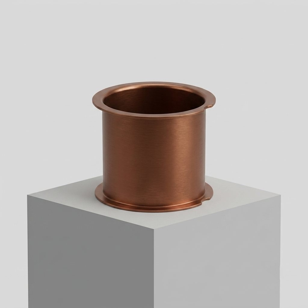 High-tolerance anodized aluminium spool