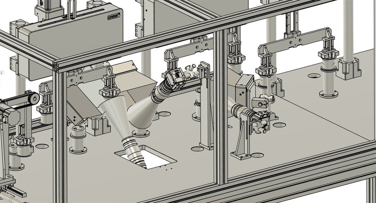 Spool machining in progress